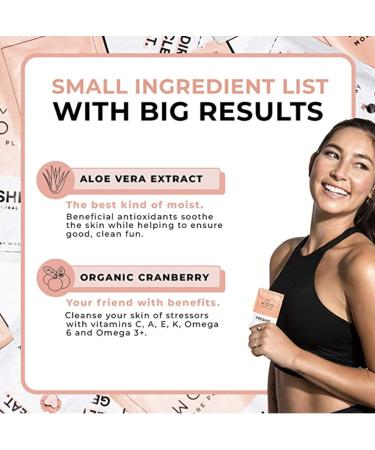 Woo More Play Freshies All-Natural Feminine Intimacy Towelette Wipes with Coconut Oil and Aloe Vera - Promotes Feminine Health, Alleviates Irritation - Vegan and Cruelty Free - 20ct (Pack of 2) - Buy Online on GoSupps.com