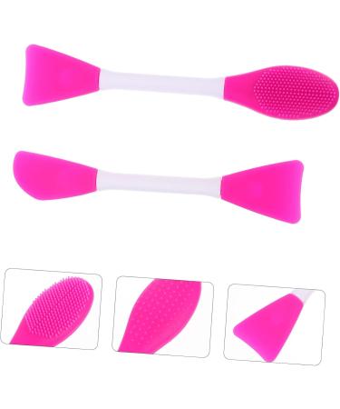 Ipetboom Skincare Tools 1 Film Stick Set Silicone Brush Double-head Applicator Brush Brush Brush Skin Care Beauty Tool Double-head Brush Portable Brush Purple Cosmetic Care Brush Plastic - Buy Online on GoSupps.com