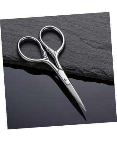 Minkissy Men's Mustache Scissors & Nose Hair Trimmers | Eyebrow & Facial Grooming Tools with Comb - Buy Online on GoSupps.com