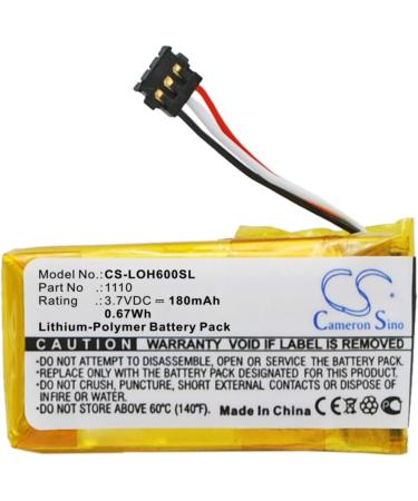 Replacement Battery for Logitech H600 - Compatible 180mAh/3.7V | Part 981-000341 1110 533-000071 - Fast International Shipping - Buy Online on GoSupps.com