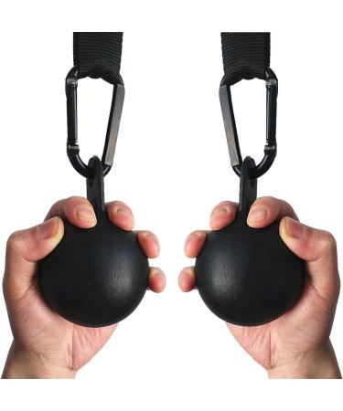 Mountain Pull Up Grips Set with Hanging Straps and Carabiner | Finger Strengthener for Forearm, Biceps, Ninja Warrior Training - Buy Online on GoSupps.com