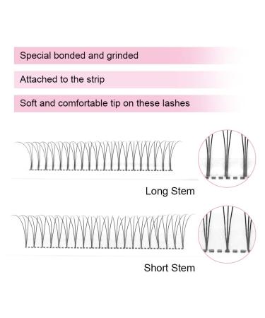 Shop 3D-C-0.10-10mm C Curl Finished Eyelash Extensions - 12 Pack Volume Eyelashes for Stunning Looks - Buy Online on GoSupps.com