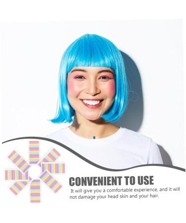 FRCOLOR 8 Sheets Traceless Wig Film Double Sided Adhesive Tape Hair Bands Hair Ribbon Wigs Double Sided Tape Toupee Lace Wig Tape Wig Adhesive Bald Cap Adhesive Glue Scalp Accessories - Buy Online on GoSupps.com