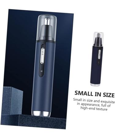 Housoutil Nose Hair Trimmer Set - Electric Hair Remover & Cleaner Tool for Ear & Nose Hair - Compact Personal Grooming 14x3x3CM - Blue - Buy Online on GoSupps.com