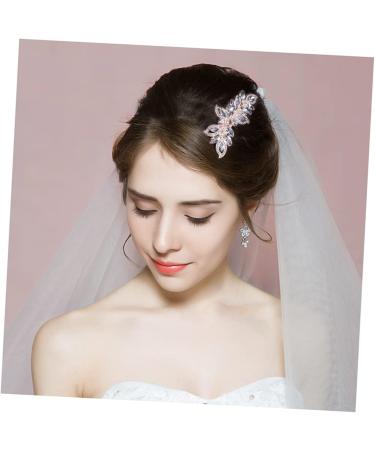 DOITOOL 1pc Silver Rhinestones Rhinestone Crystal Hair Side Comb Headwear Bridal Hair Accessories Bridal Hair Comb Tiara Rhinestone Hair Comb Women's Diamond European and American - Buy Online on GoSupps.com
