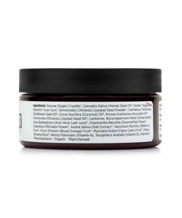 MIKA NATURALS Organic Hemp Seed Sugar Scrub (Fragrance Free) Face and Body Exfoliator Hydrates Smooths and Purifies 8 oz. - Buy Online on GoSupps.com