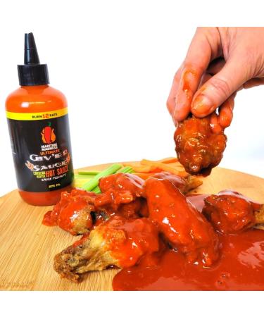 Ultimate Giv'er Hot Sauce Maritime Madness 275ml Squeeze Bottle Vegan Gluten Free Dairy Free Soy Free No Added Sugar Keto-friendly Made in Canada - Buy Online on GoSupps.com