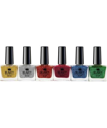 Set of 21 Matte Nail Polishes & 6 Glitter Shine Colours Display Box New - Buy Online on GoSupps.com