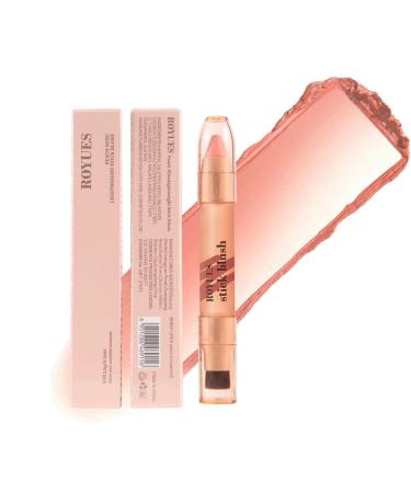 for Cheeks - 2-in-1 Hydrating Double Lip and Cheek Tint with Brush Lightweight Stick for Cheeks and Lip Cheek Tint Blusher Makeup Stick for Most Skin Tones