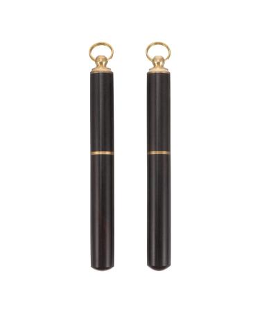 2pcs Ear Keychain Wax Tool Earwax Curette Cleaning Tool for Kid Adults Black