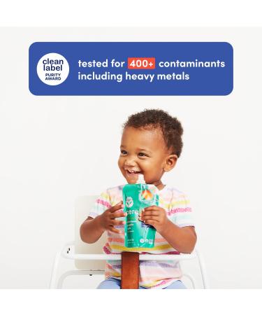 Cerebelly Baby Food Pouches - Organic Bone Broth & Veggie Purees Variety Pack (4 oz, Pack of 8) - Toddler Snacks with 16 Brain-Supporting Nutrients - Gluten-Free, BPA-Free, Non-GMO - Buy Online on GoSupps.com
