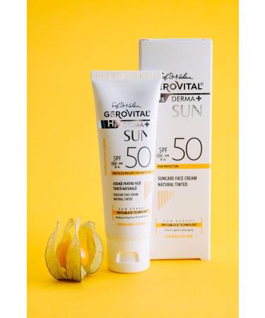  GEROVITAL GEROVITAL H3 (Dr. Ana Aslan) GEROVITAL Sunscreen SPF50 Natural Tint 50 ml black standard - Buy Online on GoSupps.com