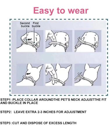 Cutially Waterproof Flea & Tick Protection Collar for Dogs & Cats | Adjustable Comb Included - Buy Online on GoSupps.com