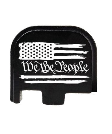 TOFEIC Laser Engraved Rear Cover Slide Back Plate WE THE PEOPLE