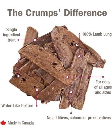 Crumps' Naturals Sweet Potato Chews 11.6oz / 330g (SP-330) | Crumps' Naturals Lamb Chops 3.9 OZ 110g - Buy Online on GoSupps.com