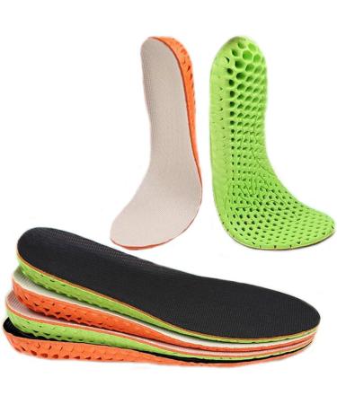 Ewanda Store 1.5cm Invisible Height Increase Insole for Men - Green/Apricot - Buy Online on GoSupps.com