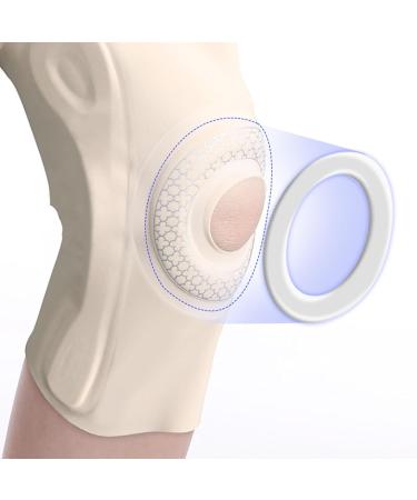 Knee Braces for Pain Relief - Lightweight Compression Sleeves with Patella Gel Pad & Stabilizers for Running Weightlifting & Arthritis | Men & Women Large - Buy Online on GoSupps.com