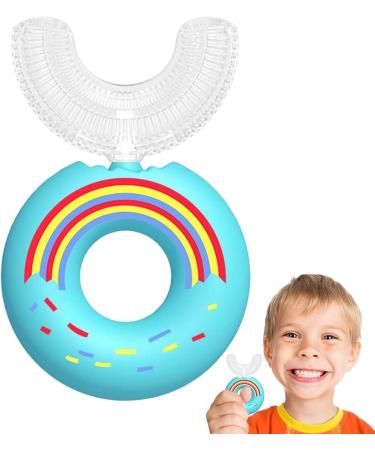 Kids U Shaped Toothbrush | Manual Whole Mouth Toddler Toothbrush - Whole Mouth Kids Toothbrush for Kids 2+ Years Old - Buy Online on GoSupps.com