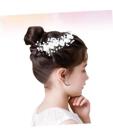 FRCOLOR Pearl Hair Accessories Wedding Barrette Wedding Rhinestone pearl hair clips Rhinestone Bridal pearl hair for women hair combs for women Small and fresh Miss Women Hair Accessories - Buy Online on GoSupps.com
