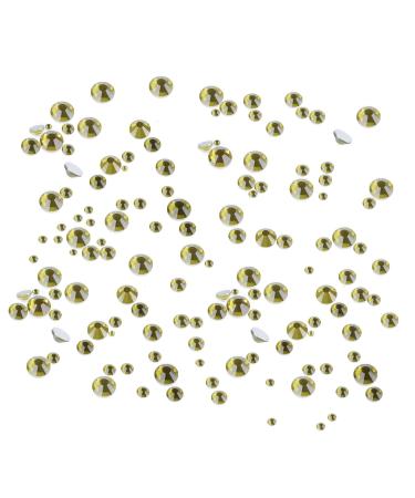 AD Beads 4300 Flat Back Nail Art Rhinestones in 6 Sizes with Storage Box & Picking Pen - Olivine Rhinestones for DIY Crafts - Buy Online on GoSupps.com