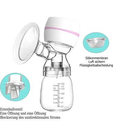 Portable Electric Milk Pump - Silent Single Pump 10 Fresh Bags 3 Modes 9 Intensity Levels LED Display - Buy Online on GoSupps.com