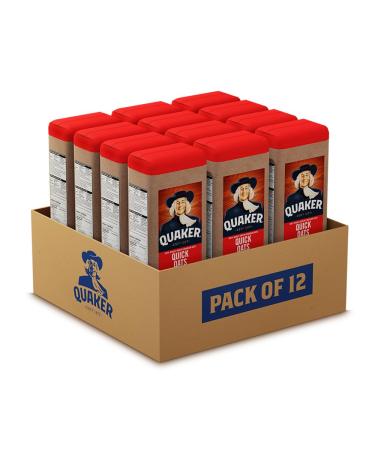 Quaker Quick Oats Multi-Pack 1kg (Pack of 12)