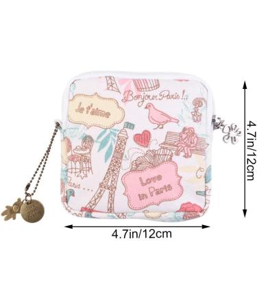 Healifty Romantic Paris Sanitary Napkin Bag - Large Capacity Organizer - Buy Online on GoSupps.com