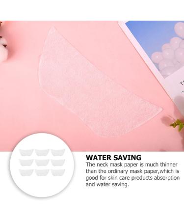 Homoyoyo 100 pi ces Masque Papier Soie Ultra-fin pour Soin Hydratant Du Cou Feuilles Tonifiantes Respirantes Adapt es Types de Peau Absorption pour Spa et Soin Maison - Buy Online on GoSupps.com