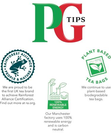 PG Tip English Breakfast Refreshing British Classic Black Tea | Rich & Robust for Mornings | Premium Quality Taste of England in Every Cup 100% Natural - Tea Bags | Pack of 6 x 25 25 Count (Pack of 6) - Buy Online on GoSupps.com