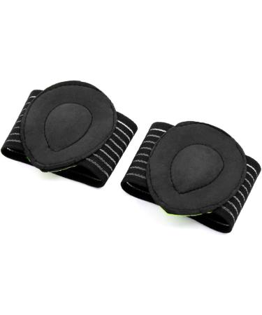 Ruilogod Arch Support Wrap for Plantar Fasciitis - Black Green Comfort Foam Cushion - One Size Fits All - Buy Online on GoSupps.com