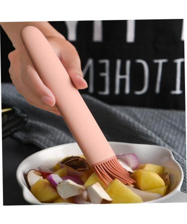 Alipis 2pcs Silicone Brush for BBQ Basting Brush Barbeque Oil Brush Grill Brush Nordic Pancake Brush 20.5*3*1.5cmx2pcs Pinkx2pcs - Buy Online on GoSupps.com