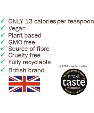 Sweet Freedom Light Syrup - Only 13 Calories - Perfect for Coffee, Drizzling, Frappes, Cocktails, Pancakes, Porridge - Vegan & Plant Based - 350g - Buy Online on GoSupps.com