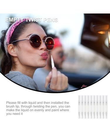 Fomiyes 10-Piece Oil Makeup Accessories Set - Transparent Lip Gloss Containers Eyelash Growth Liquid Hose & Nail Accessories - Buy Online on GoSupps.com
