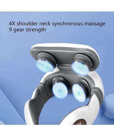 Yusat 3D Cervical Spine Massager with Remote Control 5 Modes & Integrated Magnet | International Shipping - Buy Online on GoSupps.com