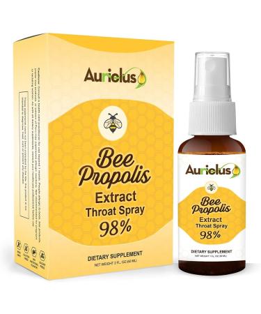 Auriolus Bee Propolis Throat Spray- Alcohol-Free Immune Support & Sore Throat Relief- Antioxidants Keto Paleo Gluten-Free- 1 Fl Oz (Pack of 2) - Buy Online on GoSupps.com