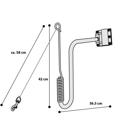 Buy Doggy Guide Bicycle Holder - Universal Pet Bike Attachment for Safe Rides | Free International Shipping - Buy Online on GoSupps.com