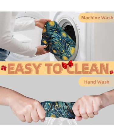 Buy Abstract Starry Night Beard Bib Apron - Hair Catcher for Men | Perfect Father's Day & Christmas Gift - Buy Online on GoSupps.com