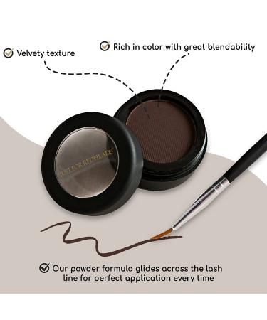 Just For Redheads Professional Cake Eyeliner with Brush - Intense Color and Precision for Red Hair - Buy Online on GoSupps.com