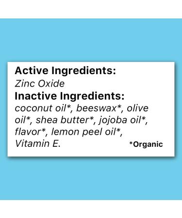 Kind Lips Organic Mineral Sunscreen SPF 15 Lip Balm - Pack of 3 | Reef Friendly Zinc Oxide | Nourishing Lip Moisturizer Made in USA - Buy Online on GoSupps.com