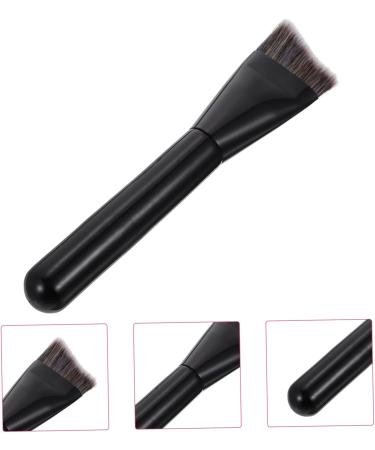 Angoily Wooden Handle Silhouette Brush 1 PC Makeup Brush Bionic Fur Bright Black The Brush Advanced Wooden Handle Makeup Brush - Buy Online on GoSupps.com