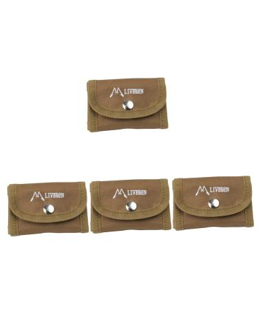 minkissy 4pcs Shaver Storage Bag Universal Man Wallet Oxford Fabric