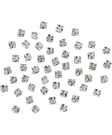 Unique Square Pointed Bottom Rhinestones For Nail Decoration Eye Catching Nail Accessories Square Pointed Bottom Rhinestones Purple middle - Buy Online on GoSupps.com