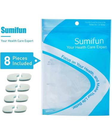 Buy Sumifun Toe Spacers - 8 Packs of Light Blue Toe Separators for Pain Relief & Toe Alignment | International Shipping - Buy Online on GoSupps.com