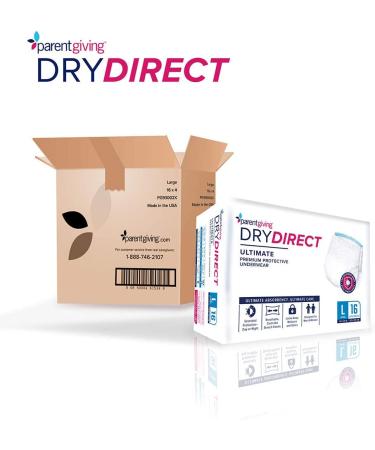 Parentgiving Dry Direct Ultimate Underwear - Medium (Case of 72) - Buy Online on GoSupps.com