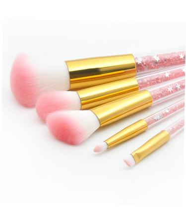5 Set Professional Makeup Brushes for Women - Blending Eyebrow Foundation & Blush - Miss Pink Major - Buy Online on GoSupps.com
