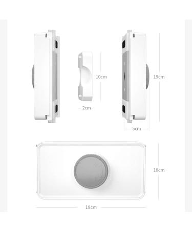 Window Cleaner Wipers Double-Sided Window Cleaner Glass Cleaning Brush Glass Wiper Household Cleaning Tools with Anti-Falling Rope for High-Rise Double Glazed Windows - Buy Online on GoSupps.com