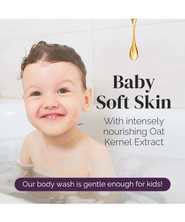 Puriya Sensitive Skin Body Wash - Moisturizing, Sulfate-Free Shower Gel for Eczema Prone Skin - Vegan and Hypoallergenic Formula for Women, Men, Kids, and Toddlers - Buy Online on GoSupps.com