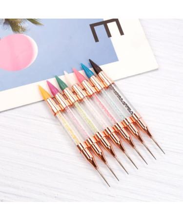 Rhinestone Picker Dotting Pen - Dual Ended Diamond Painting Wax Pencil & Crystal Nail Tool - Pink Nail Dotting Pen for Precision Crafting - Buy Online on GoSupps.com