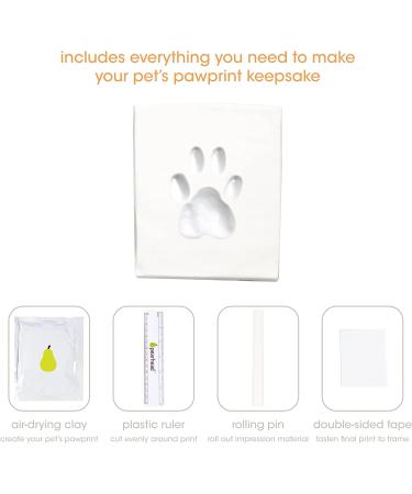 Pearhead Pet DIY Pawprints Wall Frame Kit | Espresso | For Dogs or Cats - Buy Online on GoSupps.com