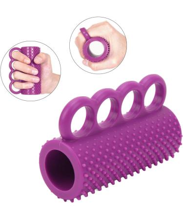 Squeeze Finger Strengthening Equipment Silicone 4 Finger Squeeze Strengthener for Stroke Rehabilitation Training Purple - Buy Online on GoSupps.com